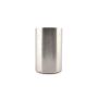 Wine cooler 12xH19cm double wall antique silver Bar