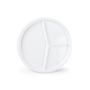 Divider plate 22,5cm 3 parts white Care