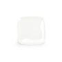 Plate 17x17cm white Match