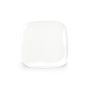 Plate 22x22cm white Match