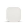 Plate 24x24cm white Match