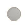 Teller flach 17,5cm grau Collect