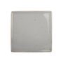 Teller flach 25,5x25,5cm grau Collect