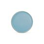 Assiette plate 17,5cm bleu Collect