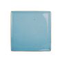 Plate 25,5x25,5cm blue Collect