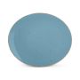 Plate 30,5x26cm blue Collect
