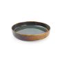 Deep plate 24xH4cm green Pila