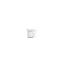 Mocha cup 11cl brown flower Retro