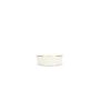 Bowl 13xH5cm with golden rim Retro