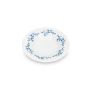 Deep plate 23,5/14xH4cm blue flower Retro