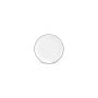 Teller flach 20,5cm coupe black rim Basic White