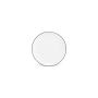 Teller flach 24cm coupe black rim Basic White