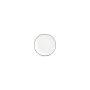 Teller flach 15cm coupe green rim Basic White