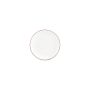 Teller flach 20,5cm coupe burgundy rim Basic White