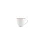 Tasse 20cl burgundy rim Basic White