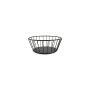Wire basket 17xH7cm black Cesta