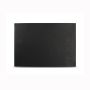 Placemat 43x30cm leather look black Layer