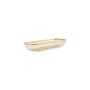 Wire basket 31x13xH5,5cm gold Serve
