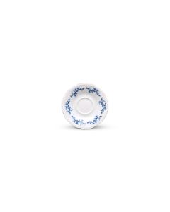 Soucoupe à moka 12cm blue flower Retro