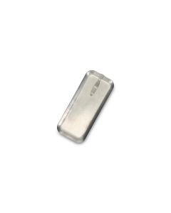 Rechnungstablett 22,5x10cm mit Clip antique silber Serve