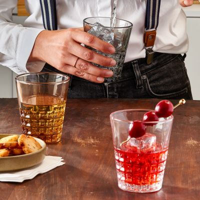 Glass 25cl amber Oxo - set/4
