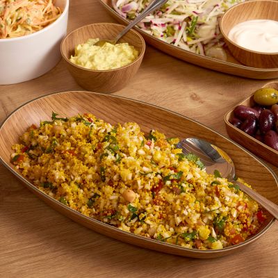 Serveerschaal 29x17,5cm bruin Buffet