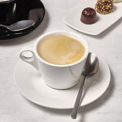 Mocha cup 8cl white Barista