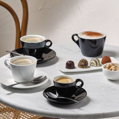 Saucer 15,5cm for cup 16cl and cup 20,5cl black Barista