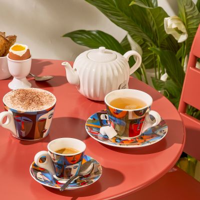 Mokkaschotel 12,5cm abstract Barista