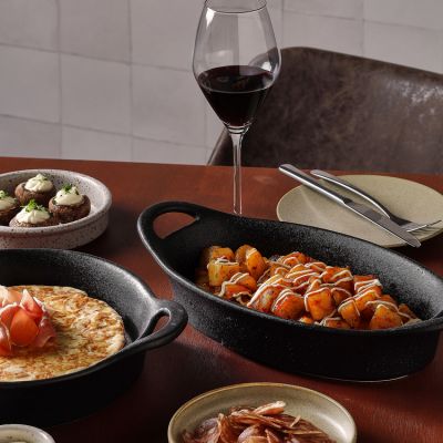 Baking dish 26,5x14xH7cm black Ardo
