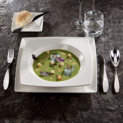 Plate 23x23cm white Squito