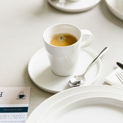 Saucer 15cm white Gusto