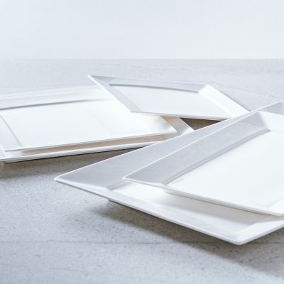 Plate 24x24cm white Silht