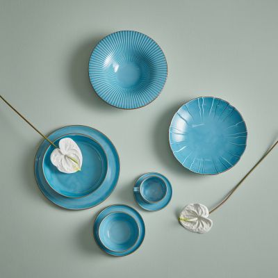Cup 25cl blue Collect
