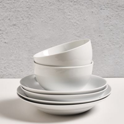 Deep plate 21xH4cm coupe Basic White