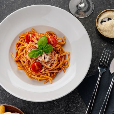 Diep bord 27,5/18xH6 wit Bistro