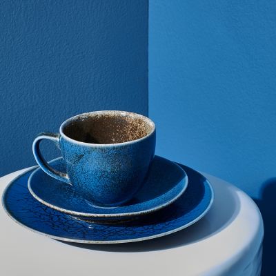 Saucer 16cm blue Ash