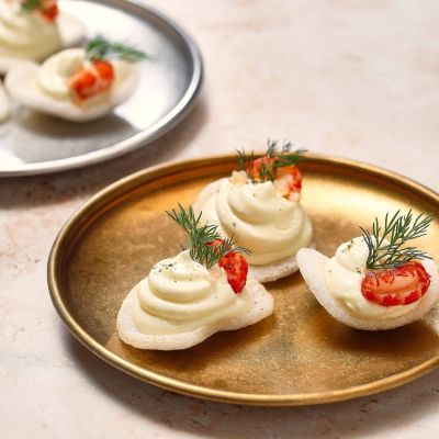 Plate 17cm antique gold Serve