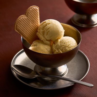 Ijscoupe 10xH7cm antique zilver Serve