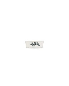 Schüssel 13xH5cm black flower Retro
