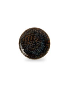 Teller flach 20,5cm braun/blau Resto