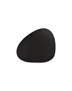 Placemat 45x37cm leather look black Layer