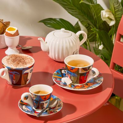 Undertasse 16,5cm für tasse 28cl abstract Barista