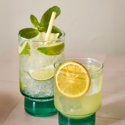 Glas 50cl grün Revera - Set/6