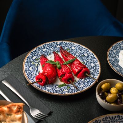 Plate 25cm blue Azul