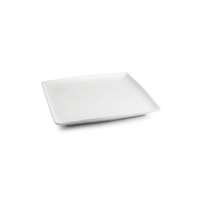 Teller flach 18x18cm weiß Squito