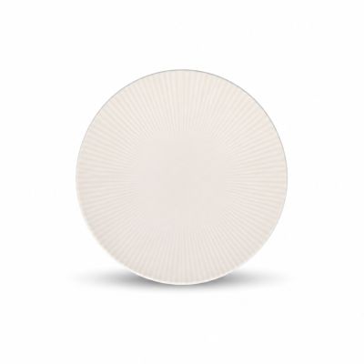 Teller flach 25cm weiß Solis