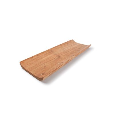 Servierbrett 45x15cm gebogen Rand Akazien Palla
