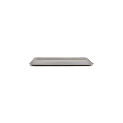 Tablett 30x20xH1cm antique silber Serve