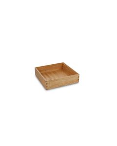 Serving tray 24x24xH6,5cm bamboo Arbor